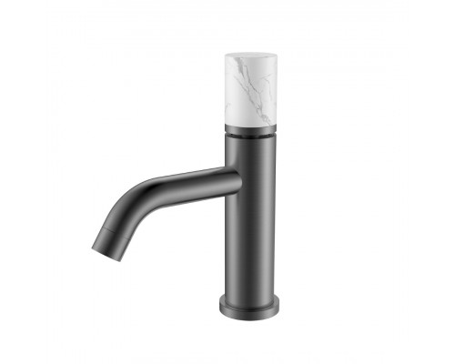 Смеситель STICK для умыв. низ. GUN METAL MRAMOR WHITE_Комплект