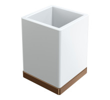 Стакан настольный Qubic Brushed Bronze