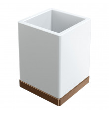 Стакан настольный Qubic Brushed Bronze