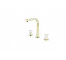 Смеситель на столешницу ELEGANTE на 3 отв. GOLD Boheme
