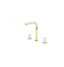Смеситель на столешницу ELEGANTE на 3 отв. GOLD Boheme