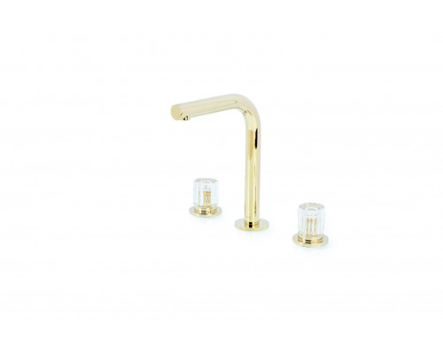 Смеситель на столешницу ELEGANTE на 3 отв. GOLD Boheme