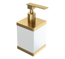 Диспенсер настольный Qubic Matt Gold