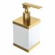 Диспенсер настольный Qubic Matt Gold