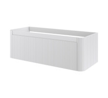 Тумба без раковины VOI рифл. 120см MATT WHITE