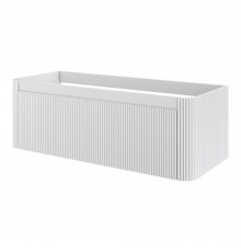 Тумба без раковины VOI рифл. 120см MATT WHITE