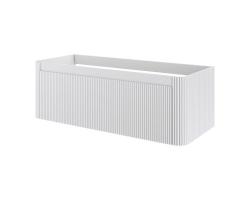 Тумба без раковины VOI рифл. 120см MATT WHITE