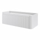 Тумба без раковины VOI рифл. 120см MATT WHITE