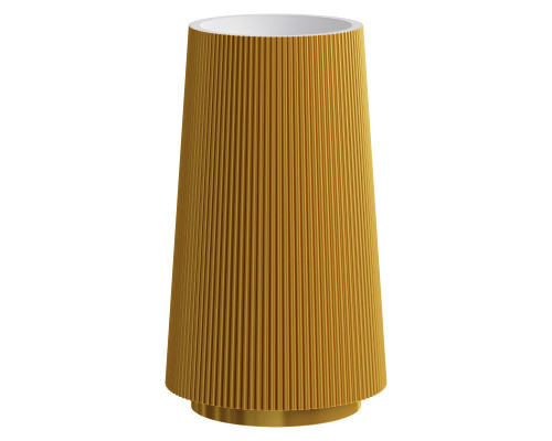 Раковина напольная рифленая Torre Corian 480*480*850 GOLD