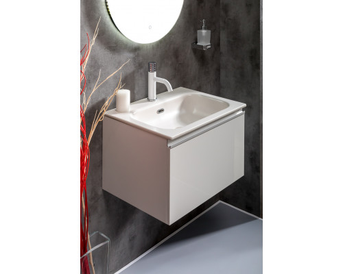 Раковина моноблок Vallessi 60 белая керамика Boheme