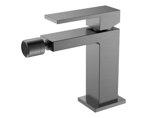 Смеситель для биде Qubic Matt Gun Metal
