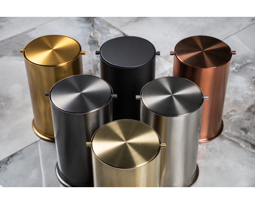 Ведро для мусора с вращающейся крышкой Nickel Brush