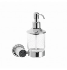 Настенный диспенсер ROYALE CRISTAL BLACK ХРОМ Boheme