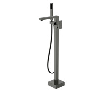 Смеситель напольный, QUBIC Gun Metal