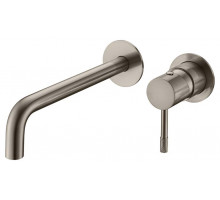 Смеситель для умывальника из стены, Uno. Nickel Brush Boheme