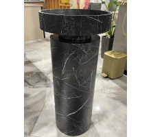 Пьедестал для раковины Corian 300*720 Nero Marquina