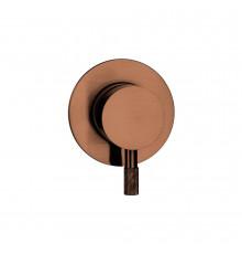 Смеситель встраиваемый однорычажный UNO BRUSHED BRONZE