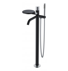 Смеситель STICK напольный BLACK TOUCH CHROME Boheme