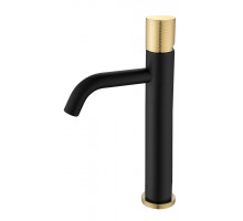 Смеситель STICK для умыв. выс. BLACK TOUCH GOLD_Комплект Boheme
