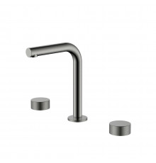 Смеситель на столешницу STICK TOUCH на 3 отв. Gun Metal