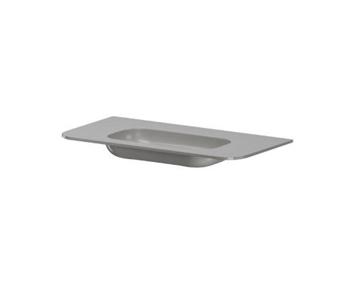 Раковина моноблок VOI 100см STONE FINISH LUNA