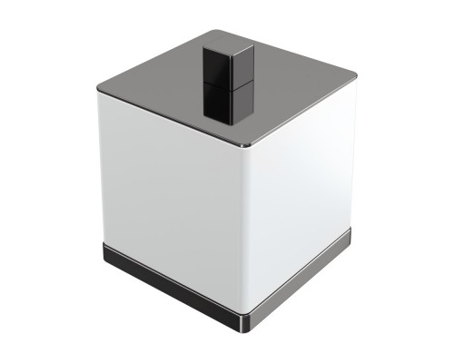 Стакан для ватных дисков Qubic Shine Gun Metal