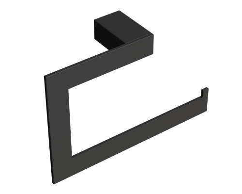 Полотенцедержатель кольцо Qubic Black