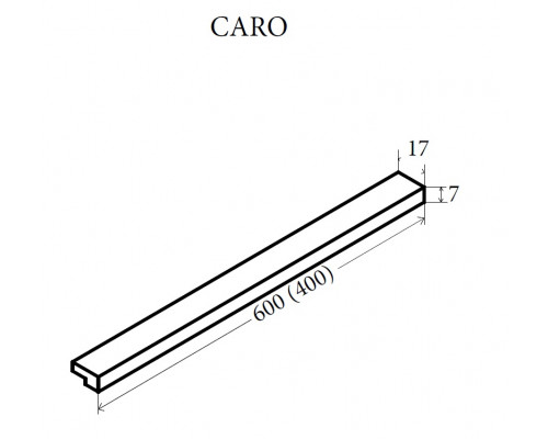 Ручки CARO бронза (комплект, 2шт) Armadi Art