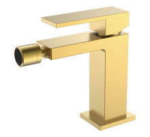 Смеситель для биде Qubic Matt Gold