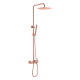 Стойка для душа со смесителем UNO Copper Brushed
