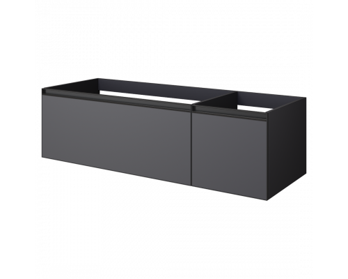 QUATRO 2 140см (100+40) тумба ANTHRACITE профиль ANTHRACITE Armadi Art