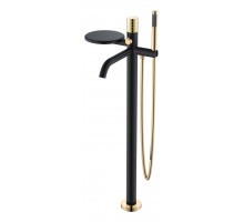 Смеситель STICK напольный BLACK DIAMOND GOLD Boheme