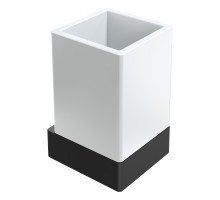 Стакан настенный Qubic Black