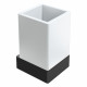 Стакан настенный Qubic Black