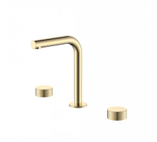Смеситель на столешницу STICK SPIRALE на 3 отв. GOLD
