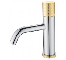 Смеситель STICK для умыв. низ. CHROME TOUCH GOLD_Комплект Boheme