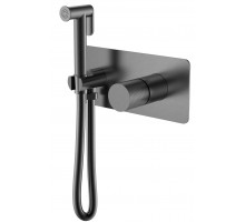 Смеситель гигиенический STICK Gun Metal c ручкой TOUCH Boheme