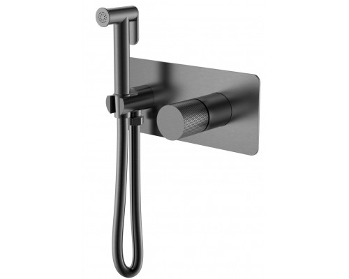 Смеситель гигиенический STICK Gun Metal c ручкой TOUCH Boheme