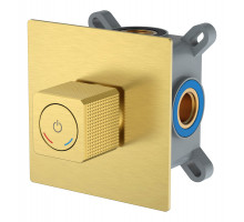 Смеситель автоматический встроенный QUAD Matt Gold