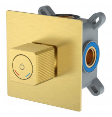 Смеситель автоматический встроенный QUAD Matt Gold