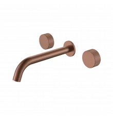 Смеситель из стены STICK LINEA на 3 отв. BRUSHED BRONZE