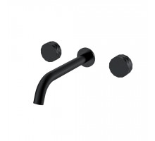 Смеситель из стены STICK DIAMOND на 3 отв. BLACK