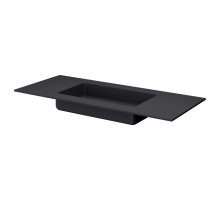 QUATRO 120 раковина-моноблок ANTHRACITE (по центру)
