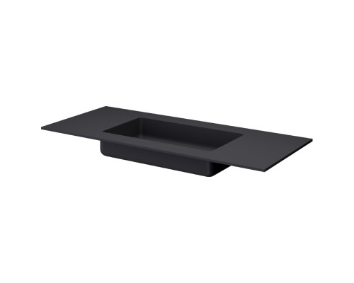 QUATRO 120 раковина-моноблок ANTHRACITE (по центру)