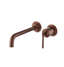 Смеситель для умывальника из стены, ETERNA COPPER BRUSHED
