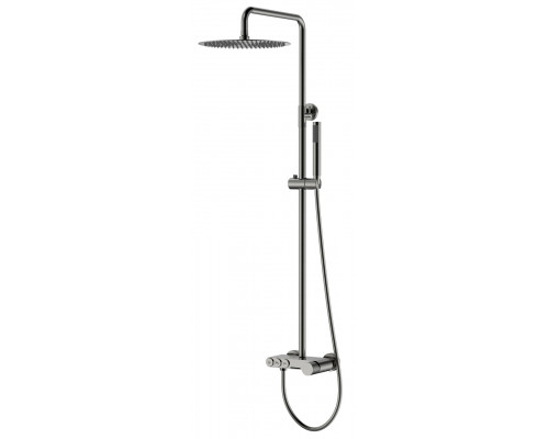 Стойка для душа STICK Shine Gun Metal с ручкой TOUCH Boheme
