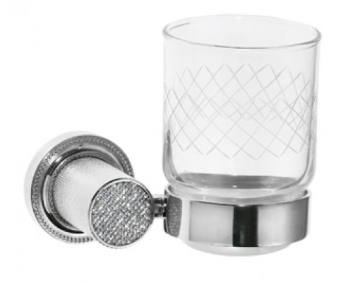 Стакан настенный ROYALE CRISTAL ХРОМ Boheme
