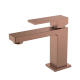 Cмеситель для умывальника Qubic Brushed Bronze