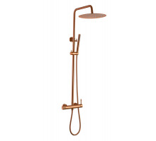 Стойка для душа со смесителем UNO COPPER BRUSHED без излива