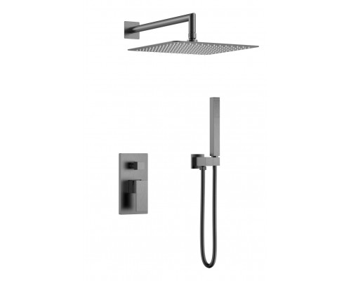 Смеситель встроенный для душа QUBIC Gun Metal Boheme